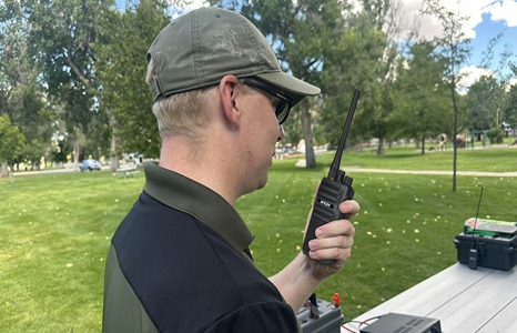 Ham Radio Enthusiast Connects at Hot Springs State Park